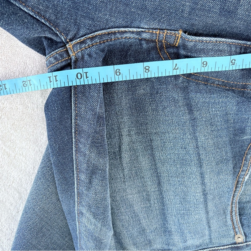 J. Crew 484 Slim Men's Straight Indigo Kurabo Japanese Cotton Jeans Sz 34x33 - Picture 12 of 14